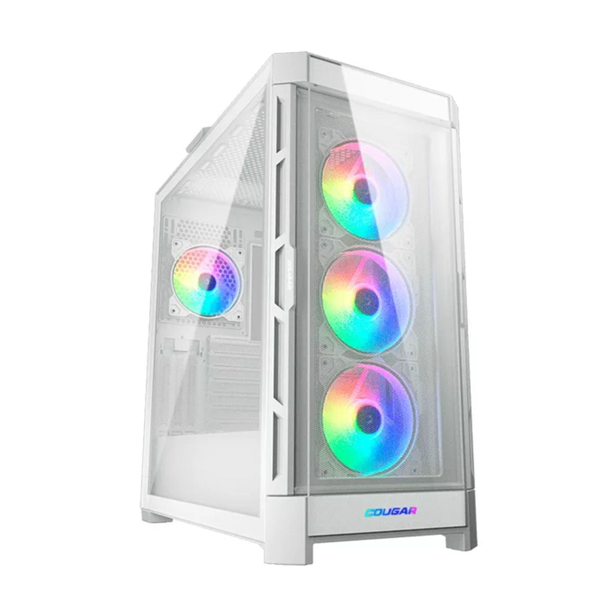 GAB COUGAR DUOFACE PRO BLANCO RGB CRIST TEMP ATX