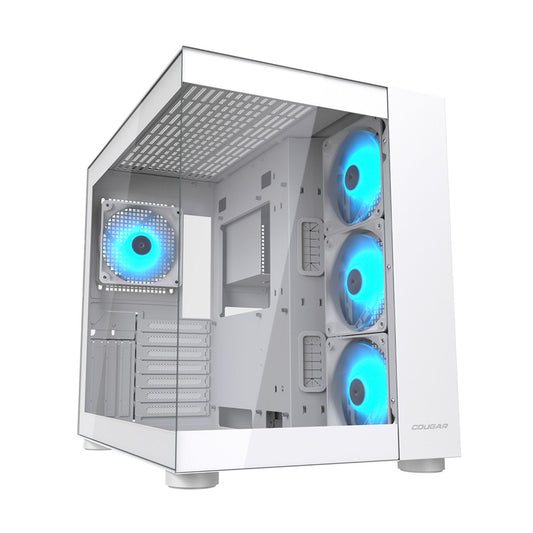GAB COUGAR FV150 BLANCO RGB CRIST TEMP ATX