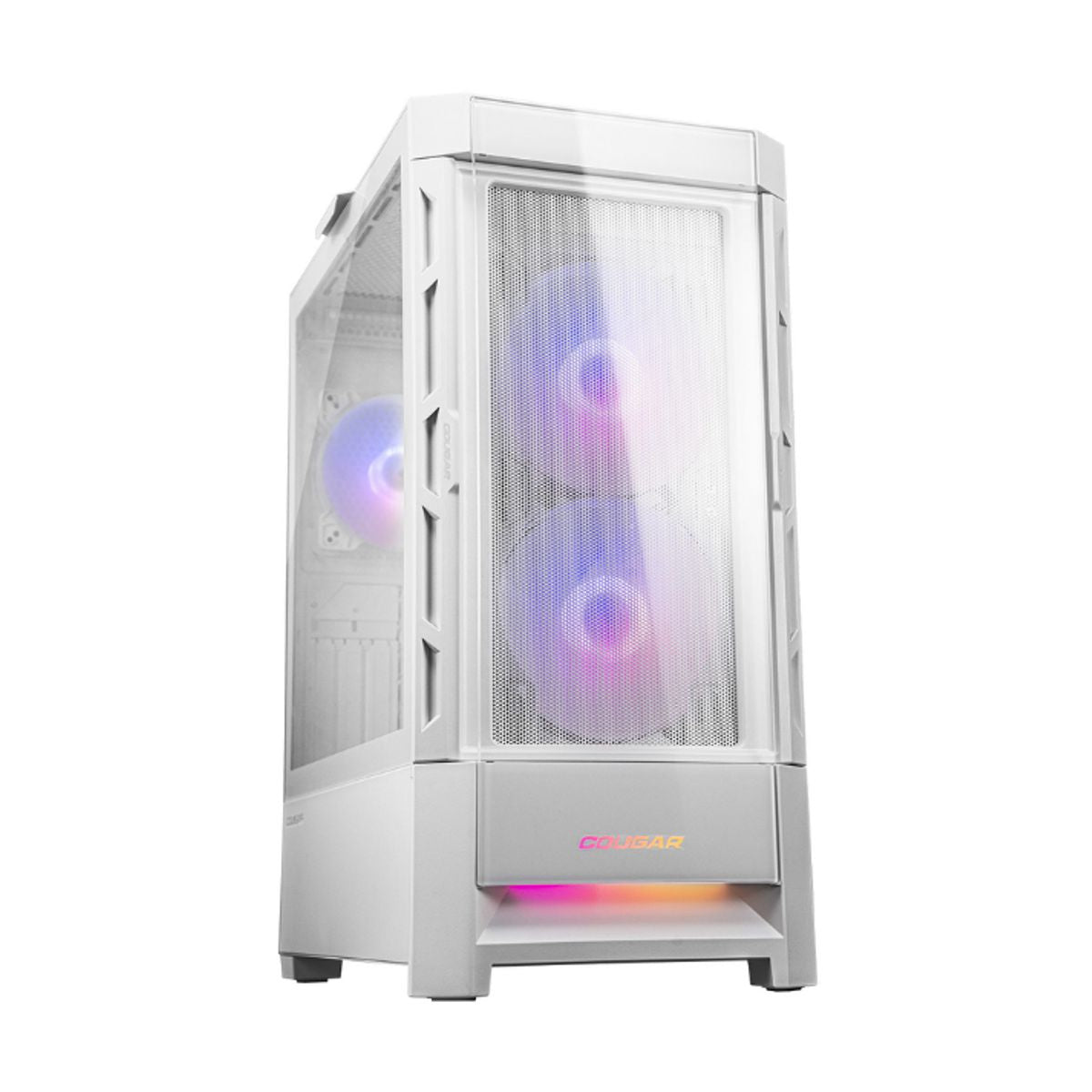 GABINETE COUGAR DUOFACE BLANCO CRIST TEMP ATX 