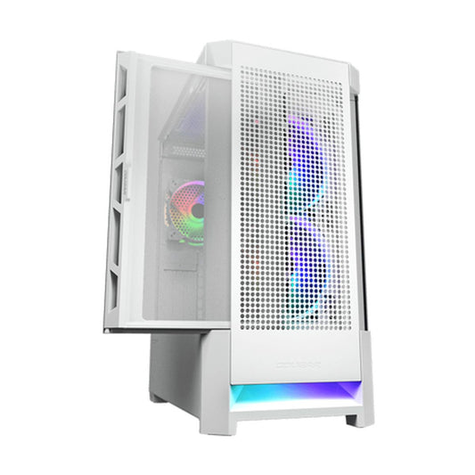 GABINETE COUGAR AIRFACE BLANCO RGB CRISTAL TEMP EATX