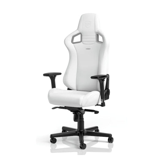 SILLA NOBLECHAIRS EPIC EDITION WHITE CUERO SINTETICO 120KG