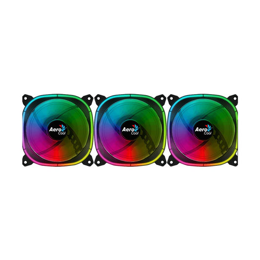 KIT 3 VENTILADOR AEROCOOL 12CM ASTRO 12 PRO ARGB