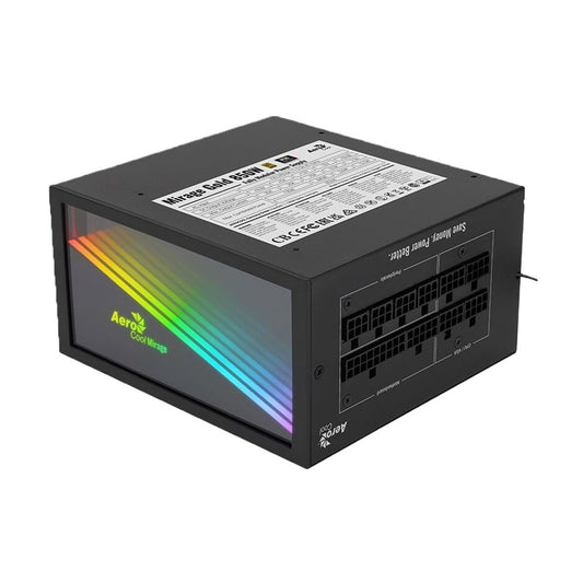 Fuente de Poder AeroCool Mirage, 850W, 80 PLUS Gold, Modular RGB