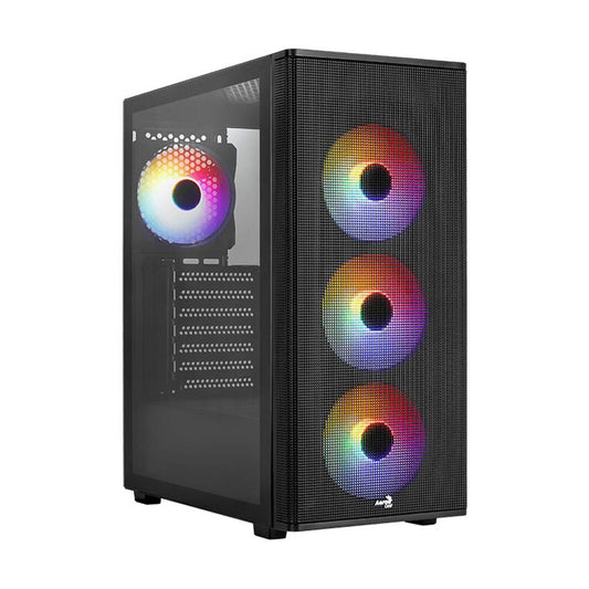GAB AEROCOOL DESIGNER G-BK-V2 NEGRO CRIS TEMP RGB ATX/MATX/MITX