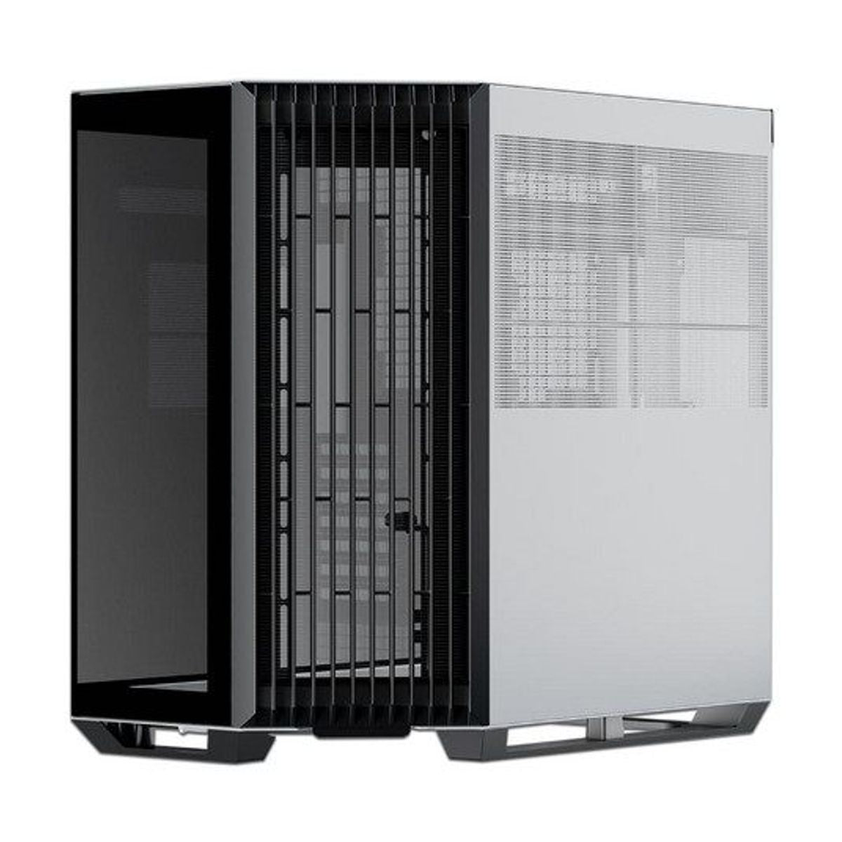 GABINETE APNX V1 BLACK AND WHITE ATX