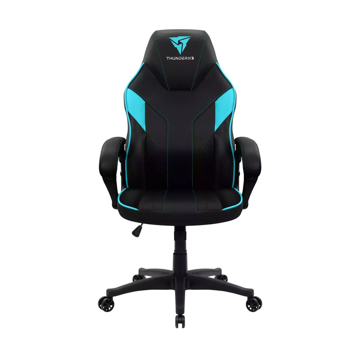 SILLA THUNDER X3 EC1 NEGRA / CYAN 