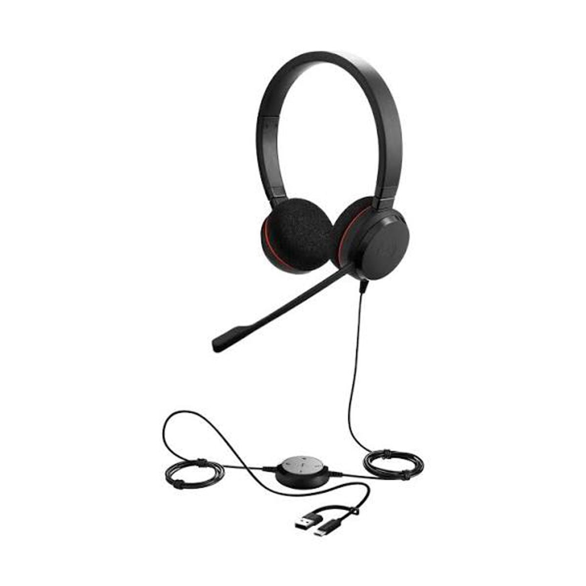 Jabra Evolve 20 Stereo MS - USB C/A Adapter SKU: 4999-823-169