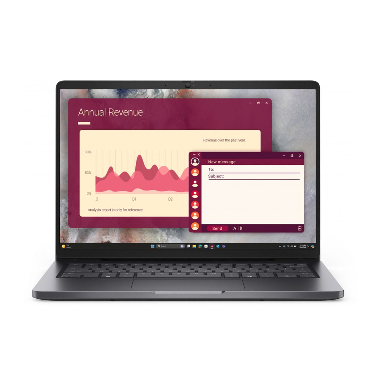 NB DELL Pro 14 PC14250 PC14250_I7RPLR16512WPS_1W 5GT80. Core(tm) 7 150U. RAM 16 GB. 14.  512 GB SSD. W11 Pro. Garantia 1 Year - 