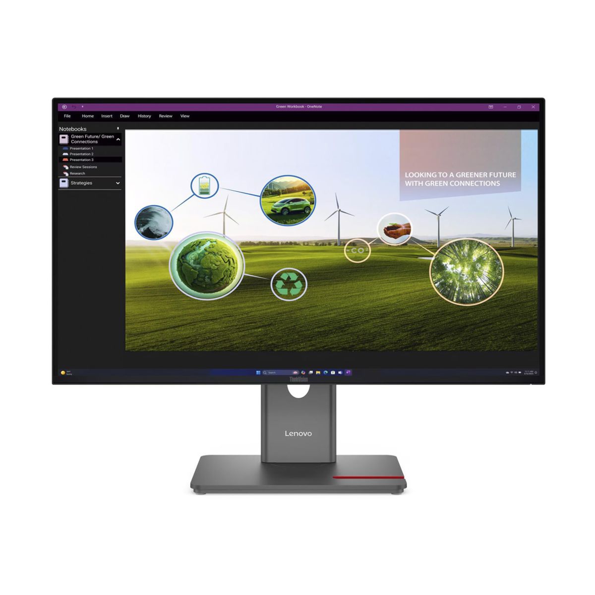 Monitor Lenovo ThinkVision P24QD-40 64B1GAR1LA - Ergonomic stand with LTPS, tiempo de respuesta 4ms, 3 anos de garantia con fabricante