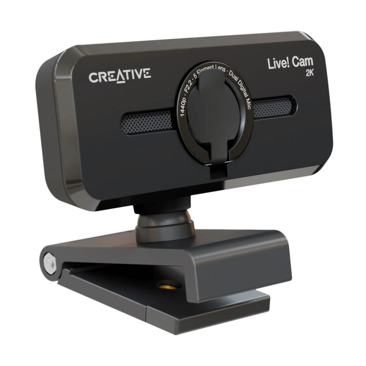 Camara Web Creative Webcam 2K QHD 4X Digital Zoom con microfono - USB - VF09000 V3 - 