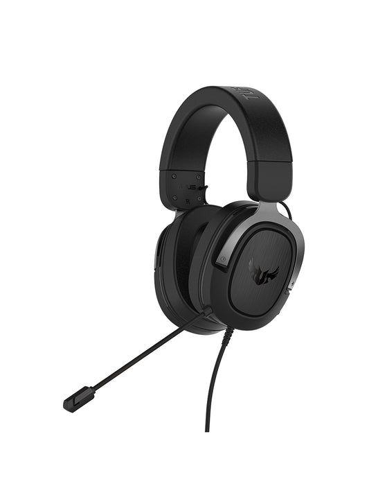 AUDIFONOS ASUS (TUF GAMING H3 GUN METAL) VIRTUAL 7.1CH,3.5MM C/MIC COMPATIBLE PC,PS4,XBOX,SWITCH