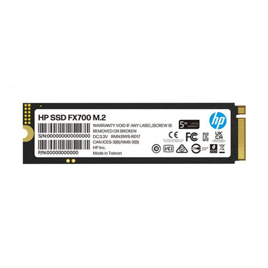 UNIDAD SSD M.2 HP 1TB (8U2N3AA) FX700. PCIE GEN 4X4, 7200MB/S