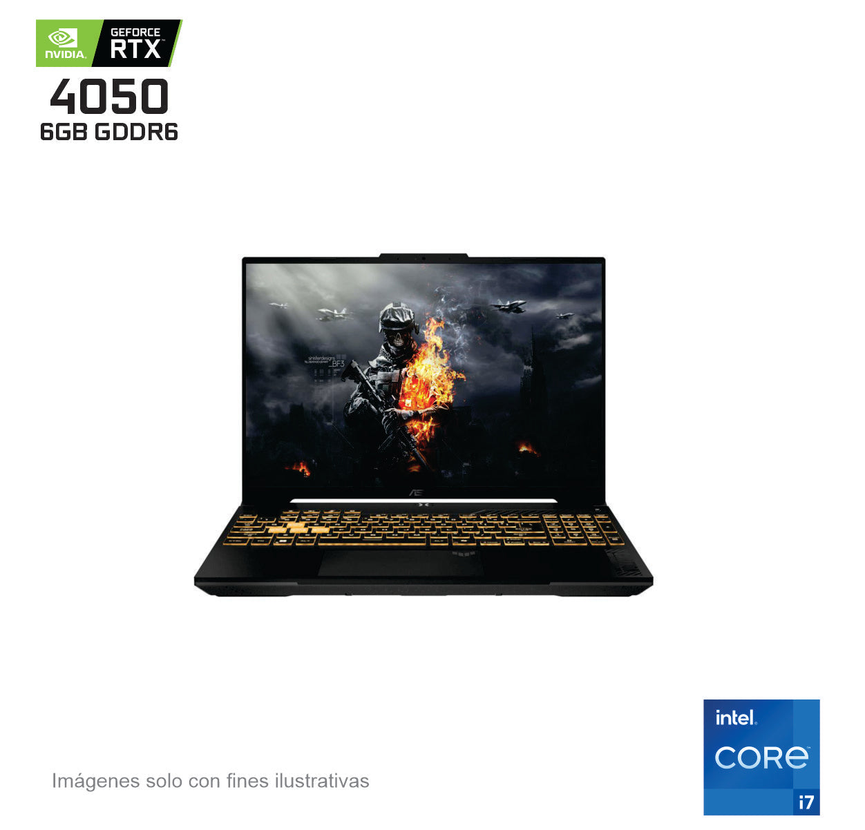 Laptop ASUS Gamer TUF F16 16 Pulgadas - Intel Core i7-13620H, NVIDIA GeForce RTX 4060, 16GB, 1TB SSD, Windows 11 Home, Wi-Fi 6 + Bluetooth 5.1