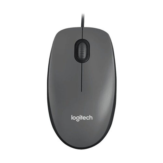 Mouse LOGITECH M100 - Negro, 3 botones, Alambrico, Optico, 1000 DPI