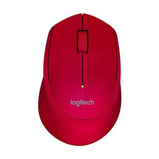 Mouse Logitech Óptico M280 Inalámbrico 1000DPI USB Rojo