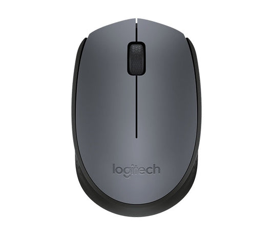 Mouse Logitech Óptico M170 Inalámbrico USB Negro/Gris