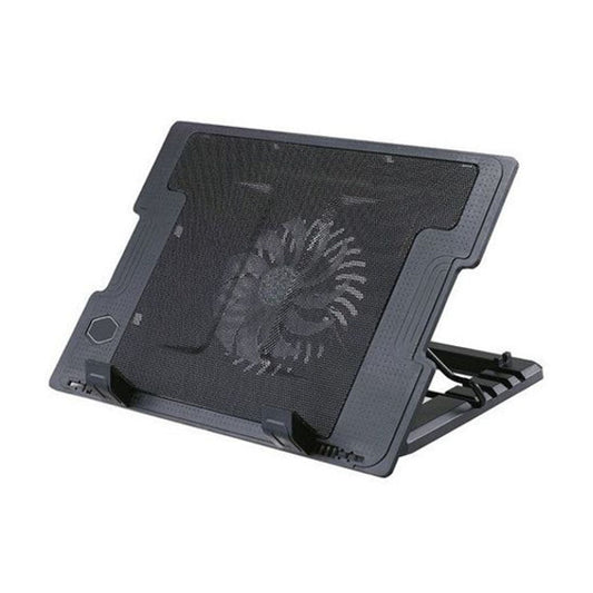 Base Enfriadora - luz led, 5 angulos ajustables, 9 a 17 Pulgadas, Negro, BROBOTIX 917140