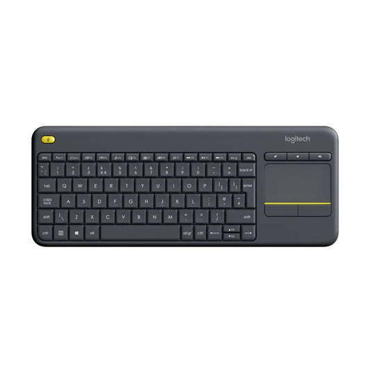 Wireless Touch Keyboard LOGITECH K400 PLUS - Negro, Inalambrico