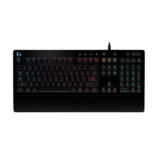 Teclado Gaming LOGITECH G213 PRODIGY - USB, QWERTY, Ingles, Negro, Multicolor