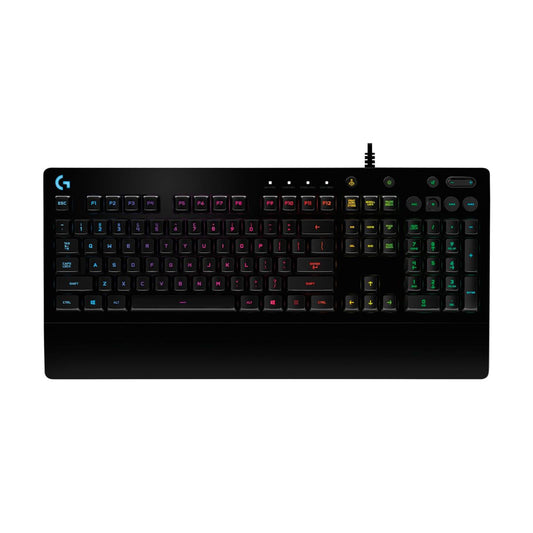 Teclado Gaming LOGITECH G213 PRODIGY - USB, QWERTY, Ingles, Negro, Multicolor