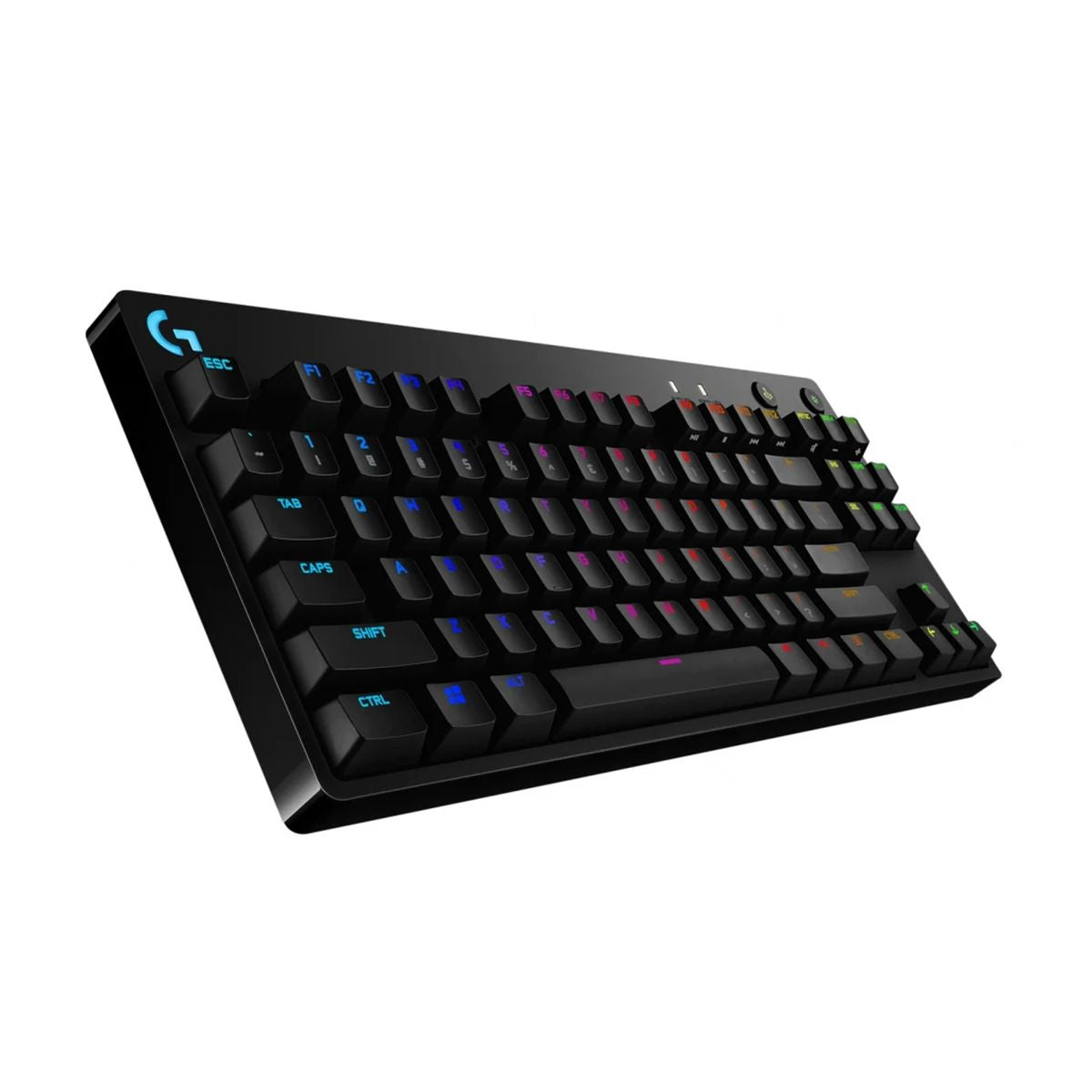 Teclado Mecanico Gaming LOGITECH PRO - USB, Estandar, Ingles, Negro, RGB