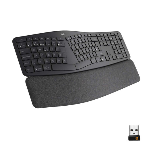 Teclado Logitech Ergo K860 Inalámbrico RF Wireless/Bluetooth Negro (Español)