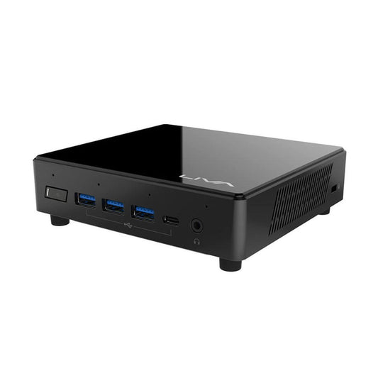 MINI PC ECS LIVA Z3 - CPU INTEL CELERON N5100, RAM DDR4 4GB (HASTA 16GB), ROM EMMC 128GB (HASTA 1TB), CONECTIVIDAD 3 x USB, 1 x USB-C, 2 x GIGALAN, 1 x HDMI