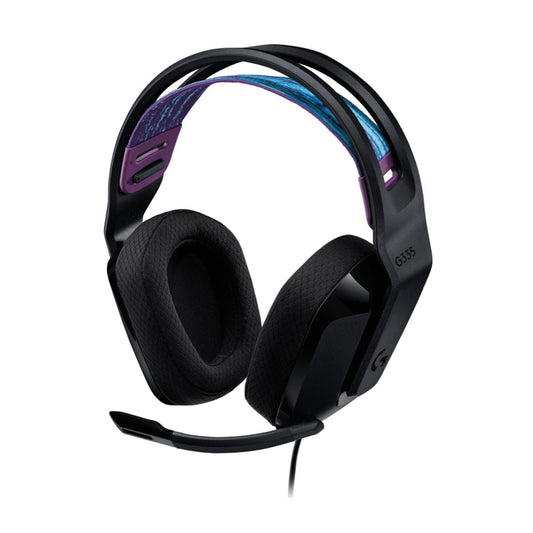 Audifonos Logitech Gamer G335 para PC/Xbox/PS4/Nintendo Switch Alambrico 3.5mm Negro