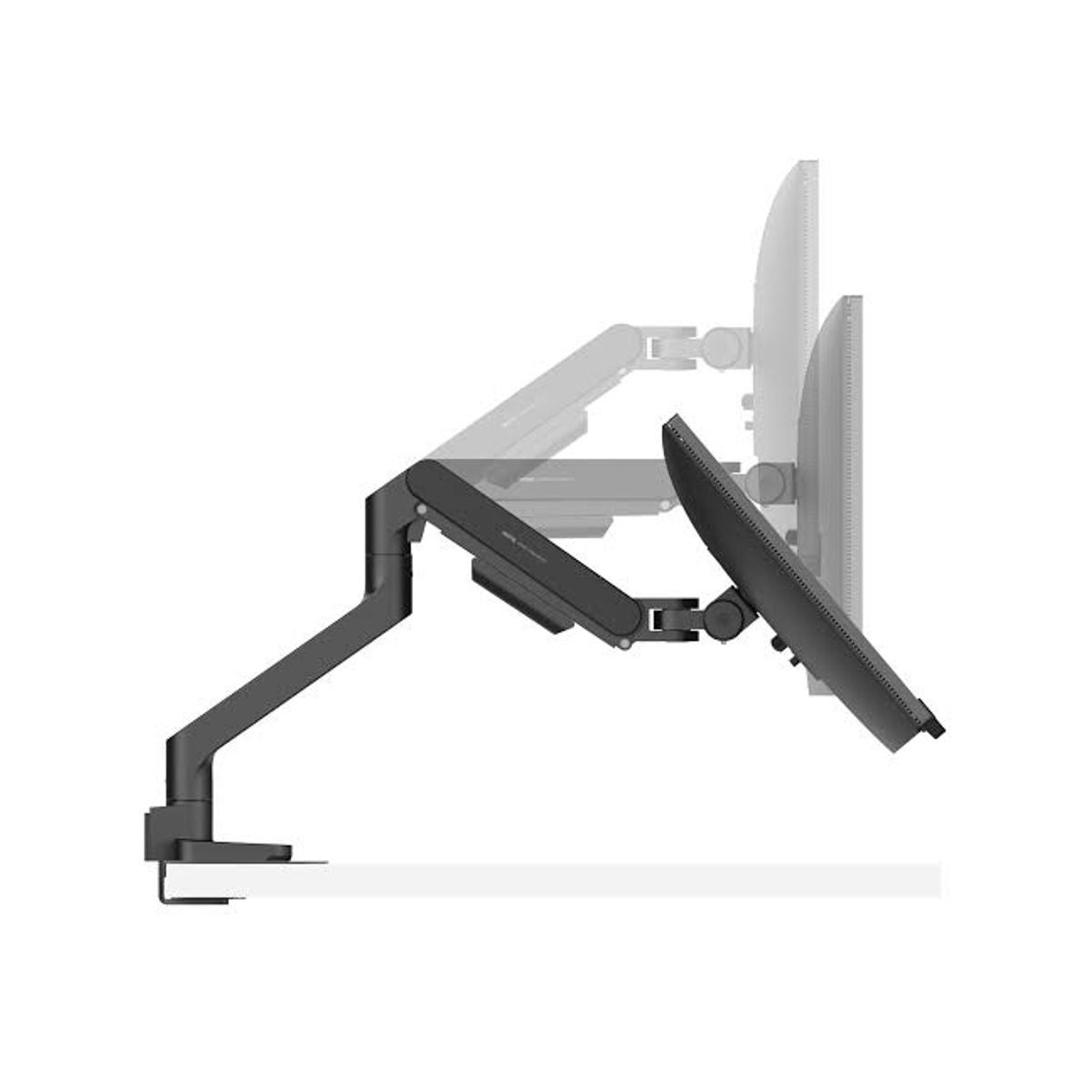 Brazo ergonomico para monitor de 17 a 45 pulgadas - Soporta Peso Maximo 20 kg.