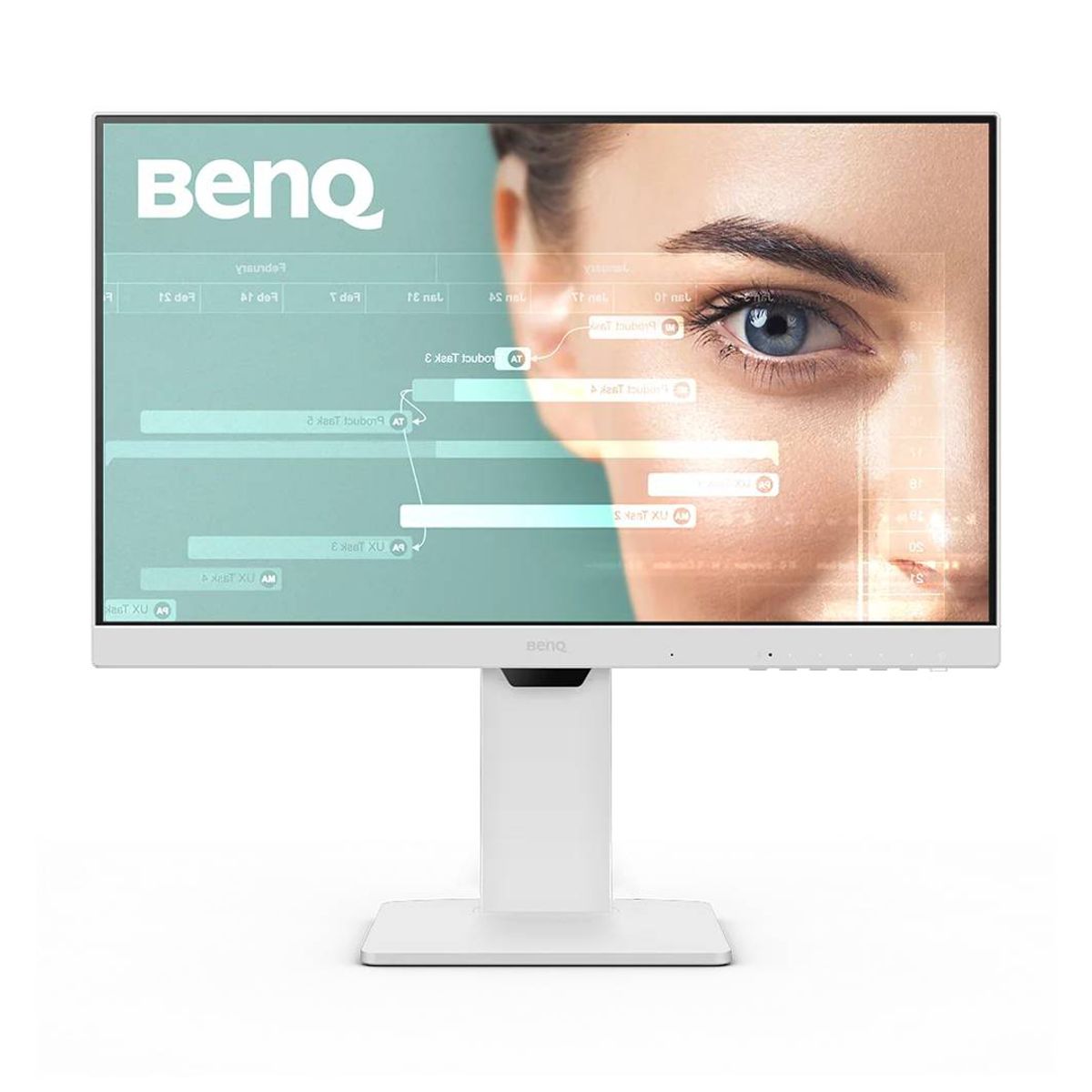 MONITOR BENQ GW2486TC 24FHD 9H.LMLLB.QBL - LED de 23.8 Pulgadas, Wide Screen. Resolucion: Full HD (1920 x 1080). Panel IPS / Anti-Glare