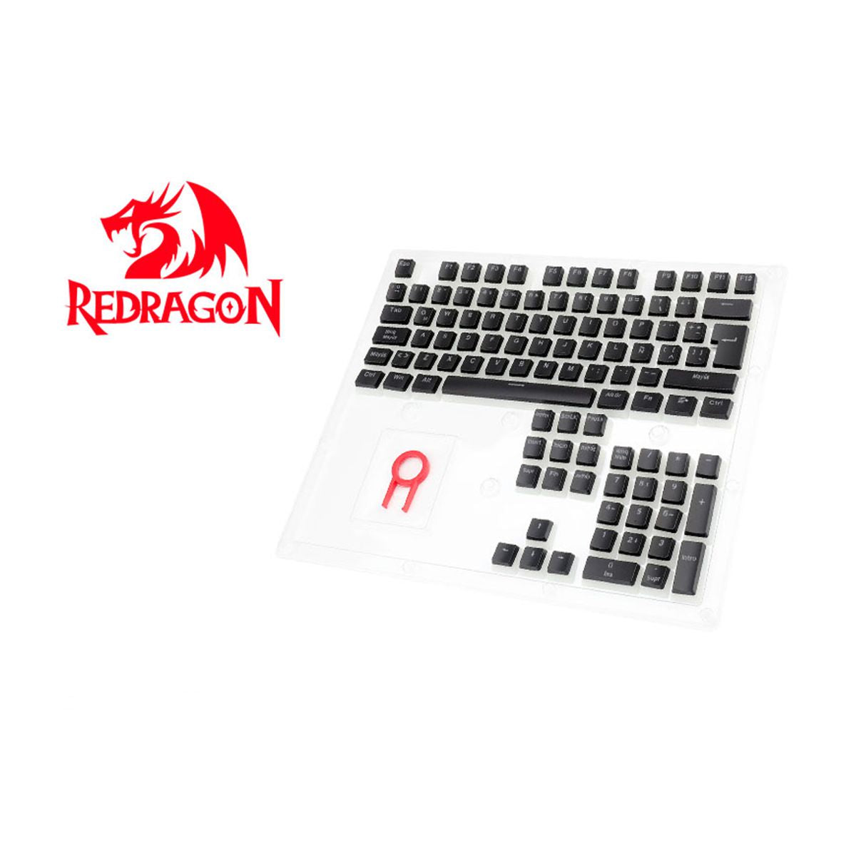 Keycaps Gamer A130 SCARAB Black - Español Latinoamérica