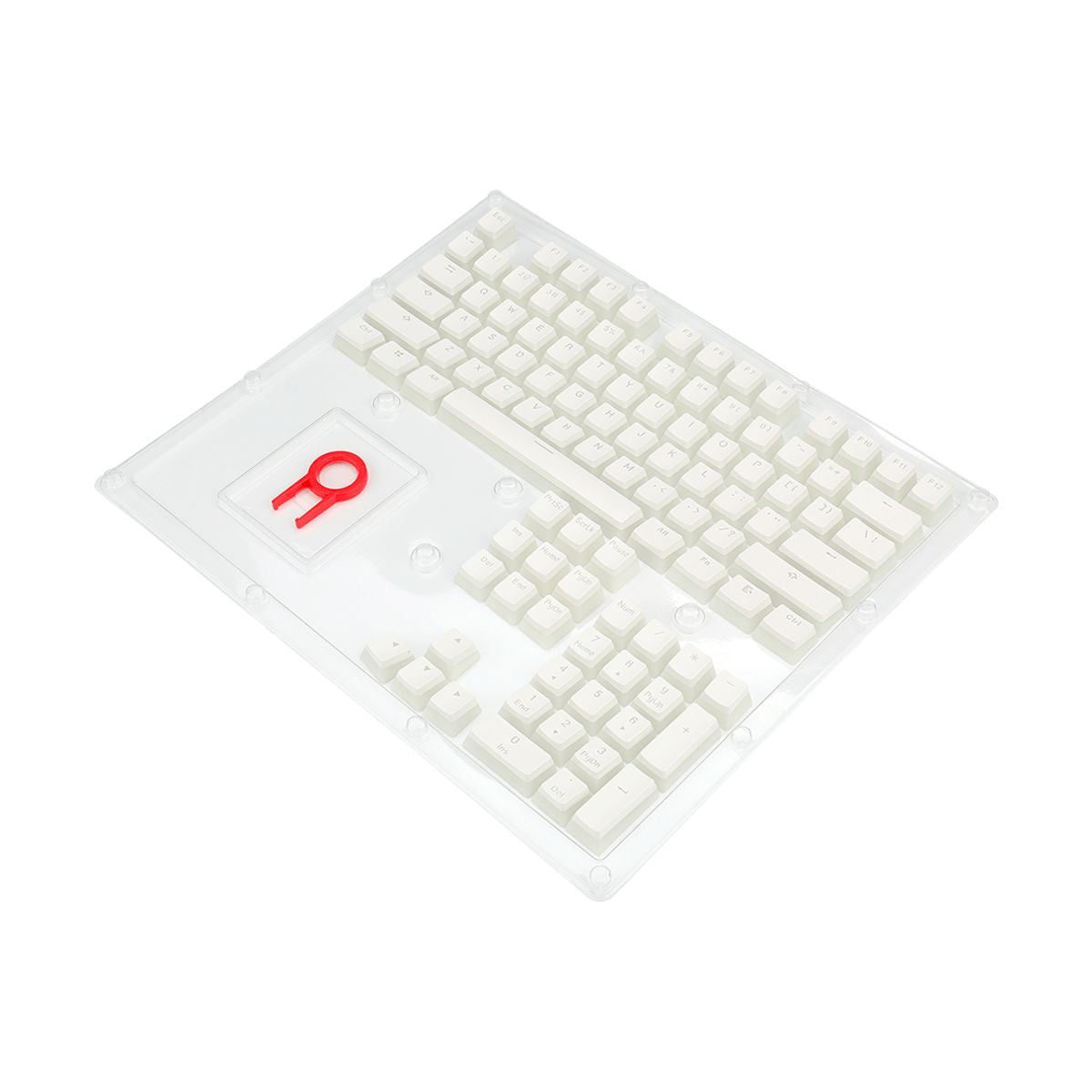 Keycaps  Redragon Sacarab White - Blanco