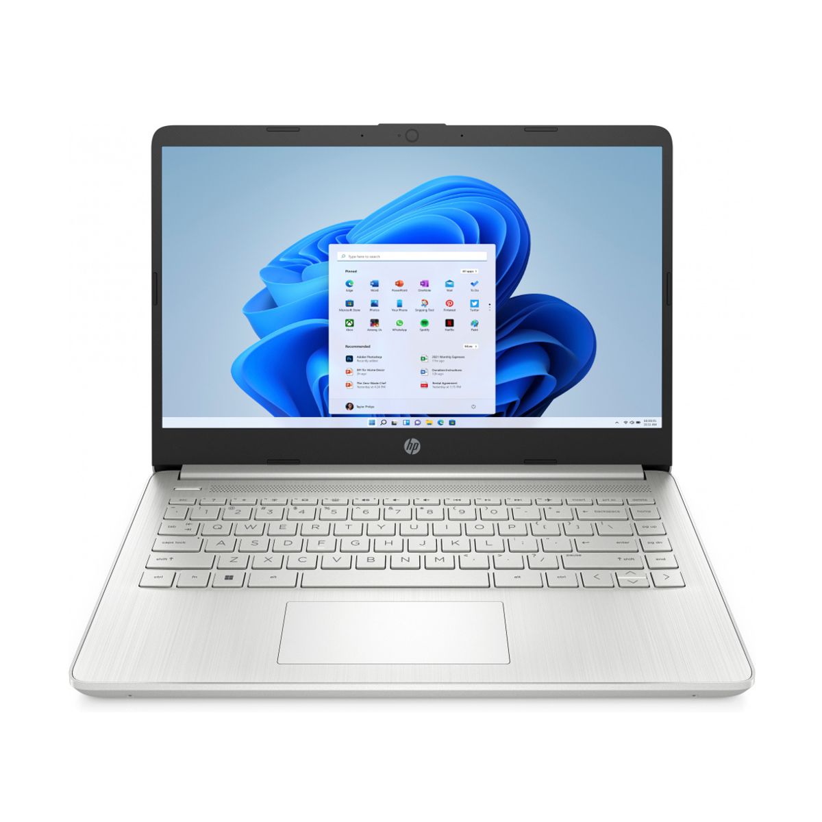 Computadora Portatil HP 14-dq0532la (A1UC2LA#ABM). Procesador Intel Celeron N4120 - 4 GB RAM. Disco Duro 128 GB SSD. Pantalla 14 Pulgadas HD, Win 11 Home.