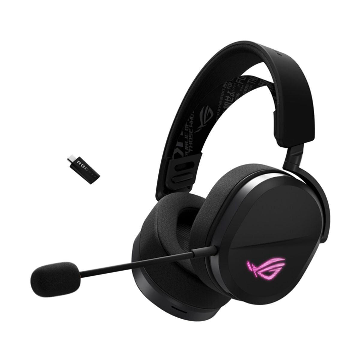 AUDIFONOS ASUS (A501 ROG PELTA/BLK) ROG PELTA WIRELESS, C/MIC, 60HRS, NEGRO