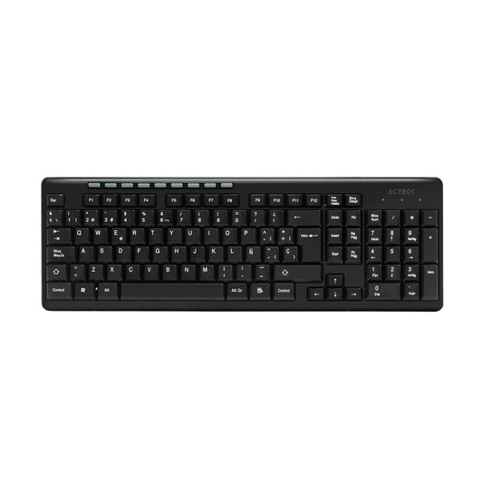 Teclado ACTECK AC-913973 - Inalambrico, Negro