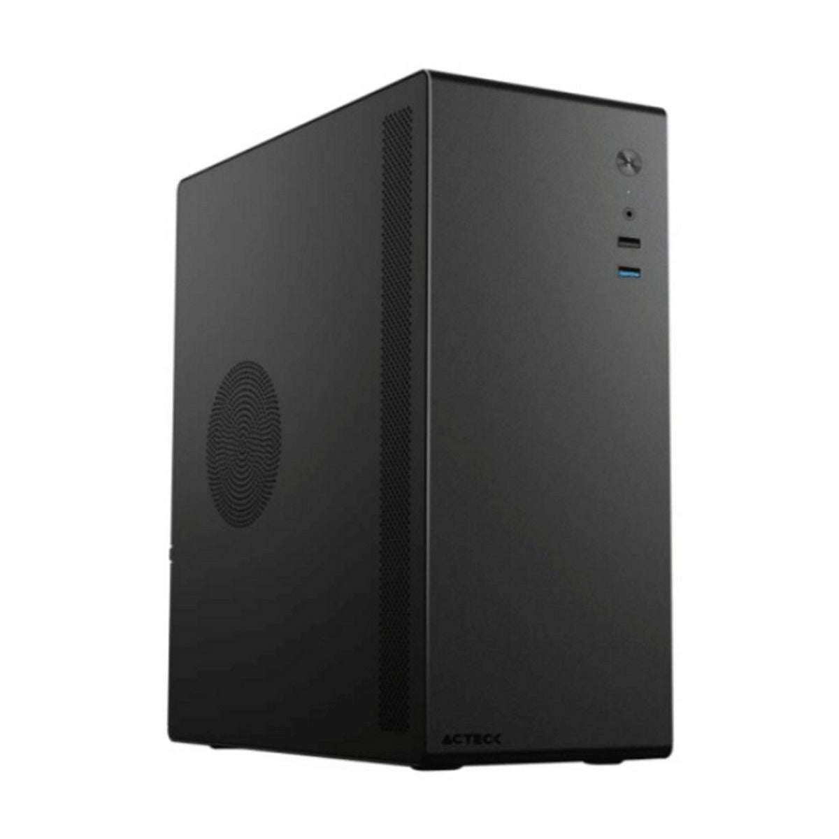 GABINETE ACTECK (AC-935142) NEUSS GI480, MICRO ATX, FUENTE SFX 450W, 1*USB 3.0, 1*USB 2.0, NEGRO