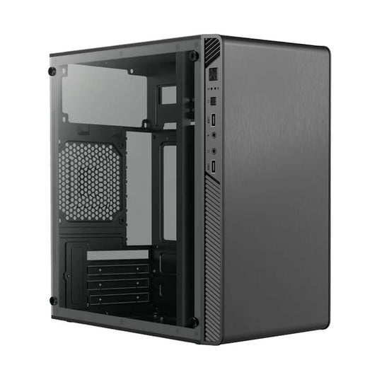 GABINETE ACTECK (AC-935784) PERFORMANCE II GI215W,MICRO ATX,FUENTE 500W,2*USB 2.0,ACRILICO,NEGRO