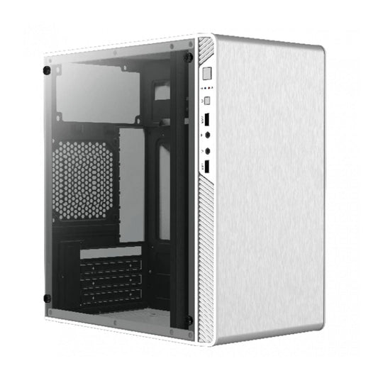 GABINETE ACTECK (AC-935852) PERFORMANCE II GI215W,MICRO ATX,FUENTE 500W,2*USB 2.0,ACRILICO,BLANCO