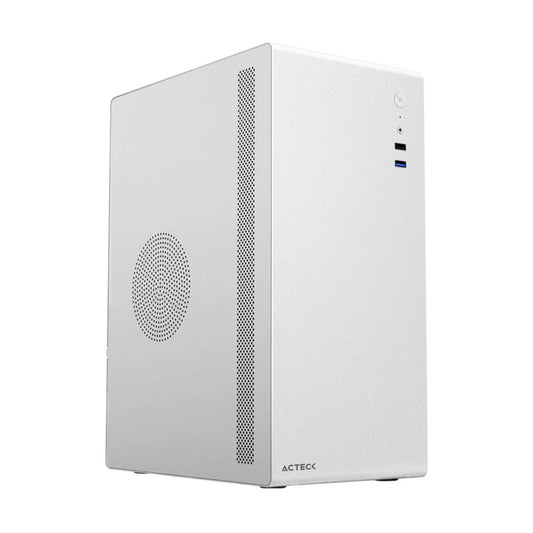 GABINETE ACTECK (AC-936026) NEUSS PLUS GI707,MICRO ATX,FUENTE 450W,1*USB 2.0,1*USB 3.0,BLANCO