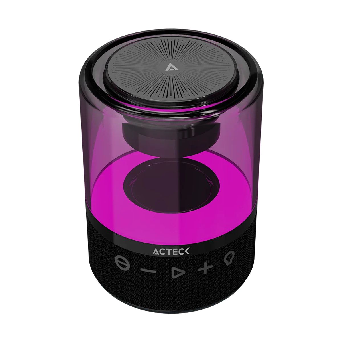 BOCINA INALAMBRICA ACTECK (AC-936422) GLEE PURE AP30, BLUETOOTH 5.2, 3.5 MM, TF, 10W, RECARGABLE, NEGRO.