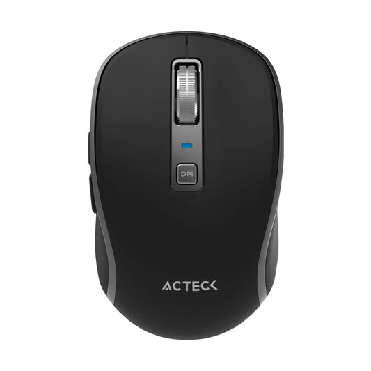 MOUSE INALAMBRICO ACTECK(AC-939591)OPTIMIZE TRIP PRO MI580,2.4GHZ+2 MODOS BLUETOOTH,1600 DPI,6 BOTONES,RECARGABLE,NEGRO