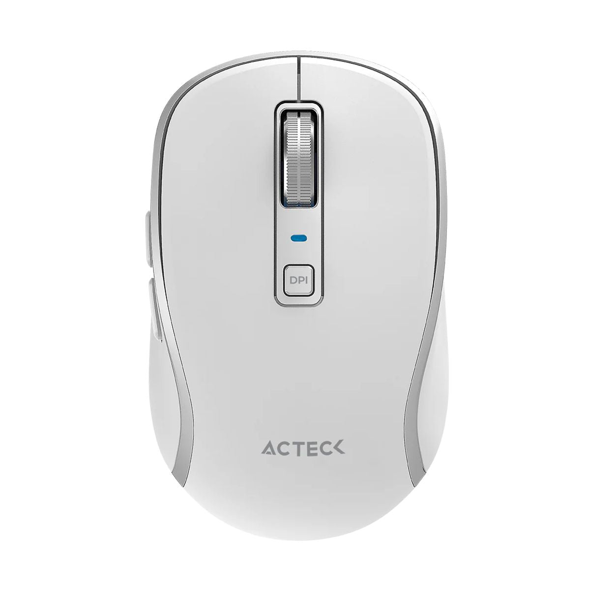 MOUSE INALAMBRICO ACTECK(AC-939607)OPTIMIZE TRIP PRO MI580,2.4GHZ+2 MODOS BLUETOOTH,1600 DPI,6 BOTONES,RECARGABLE,BLANCO