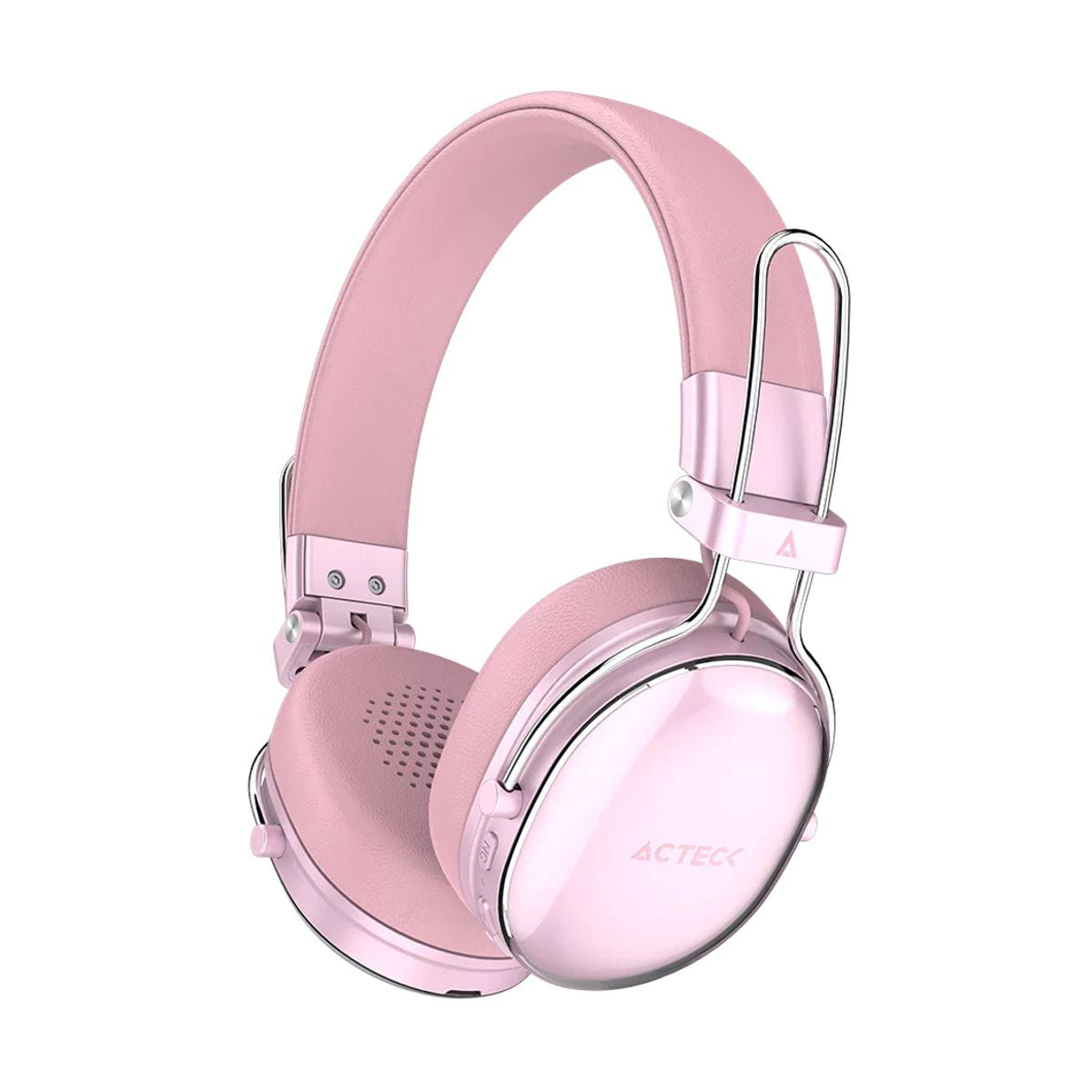 Audifonos Inalambricos Bluetooth Luxe Chic HP710 Acteck Elite Series Duracion de bateria hasta 30h - Color Rosa. AC-940900