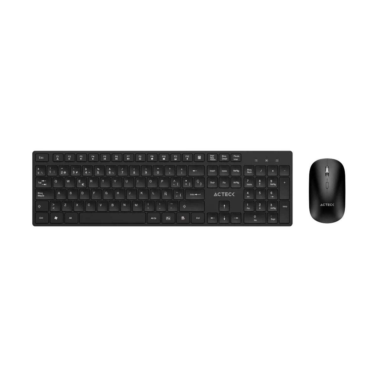 Kit Teclado y Mouse Acteck CREATOR VANTAGE AERO MK555  Teclado y Mouse Inalambrico - 