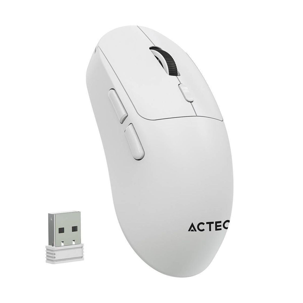 Mouse Ergonomico Multidispositivo Instinct Click MI484 / hasta 3 - 200 DPI Ajustable / 2.4 Ghz + Bluetooth / 5 Botones / Recargable / Advanced Series