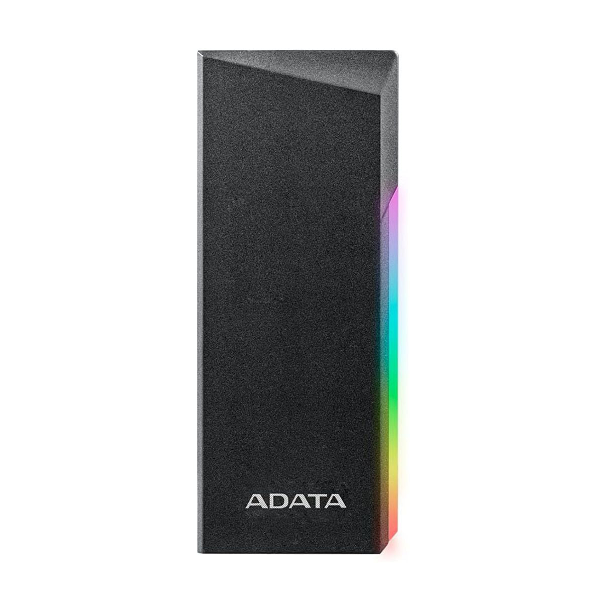 Gabinete de Disco Duro Adata RGB M.2, SATA, USB 3.2, Negro