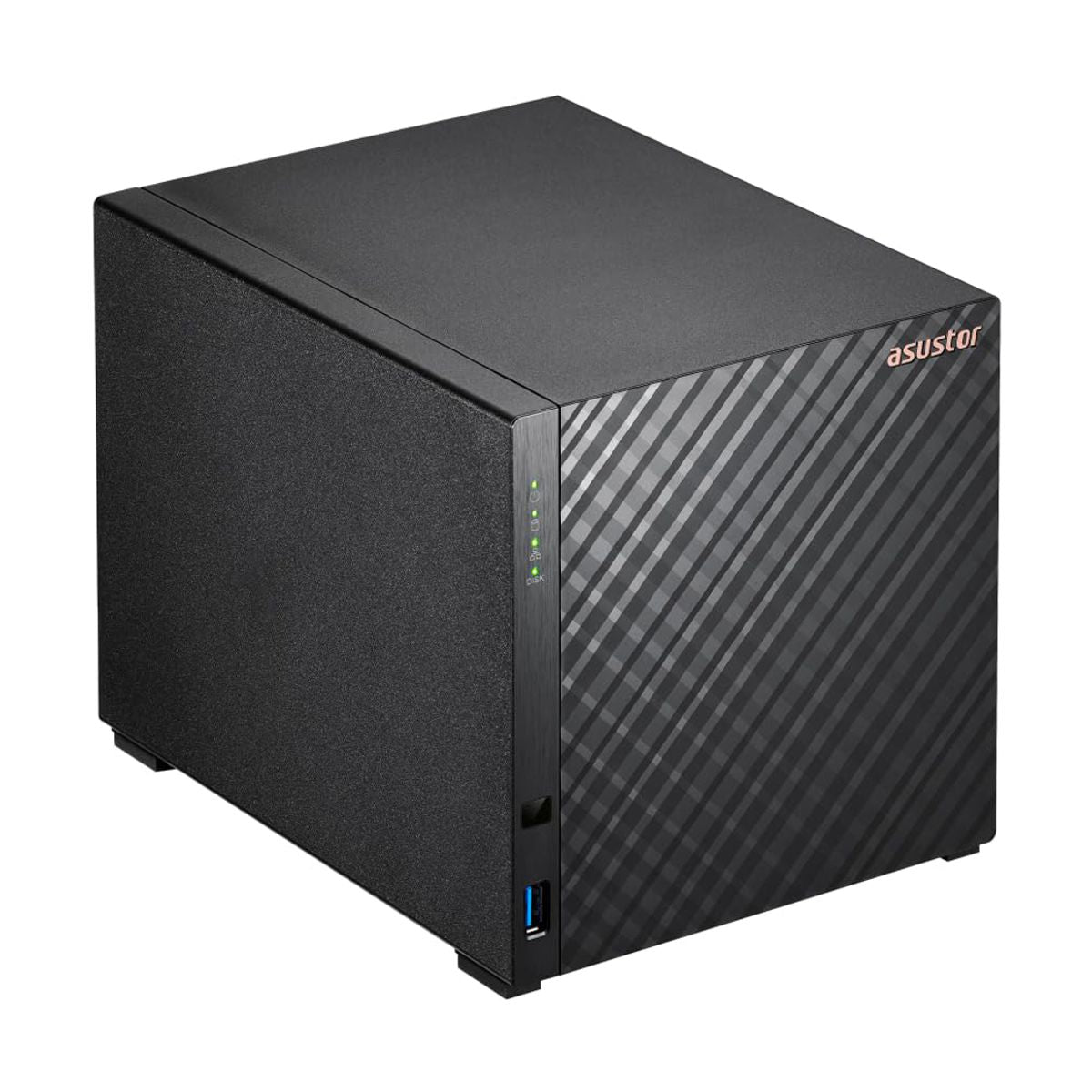 NAS ASUSTOR (AS1204T) DRIVESTOR 4, REALTEK 1.7GHZ, 1GB DDR4, 4 BAHIAS 3.5" SATA HDD