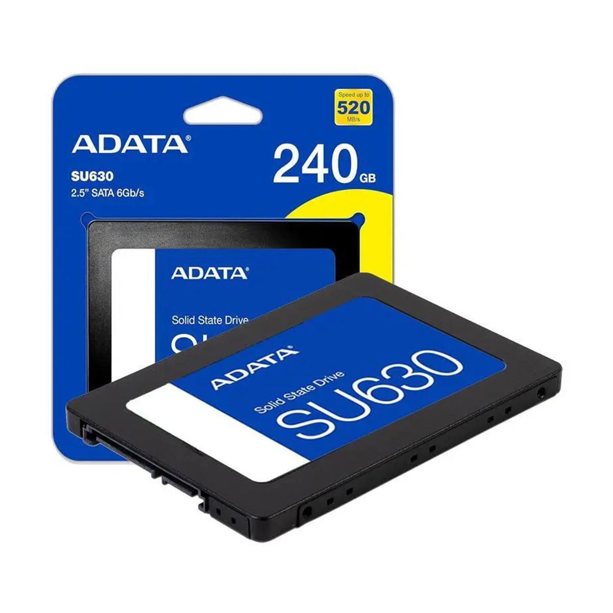 Unidad de Estado Solido ADATA SU630 SATAIII - 240GB. N.P. ASU630SS-240GQ-R