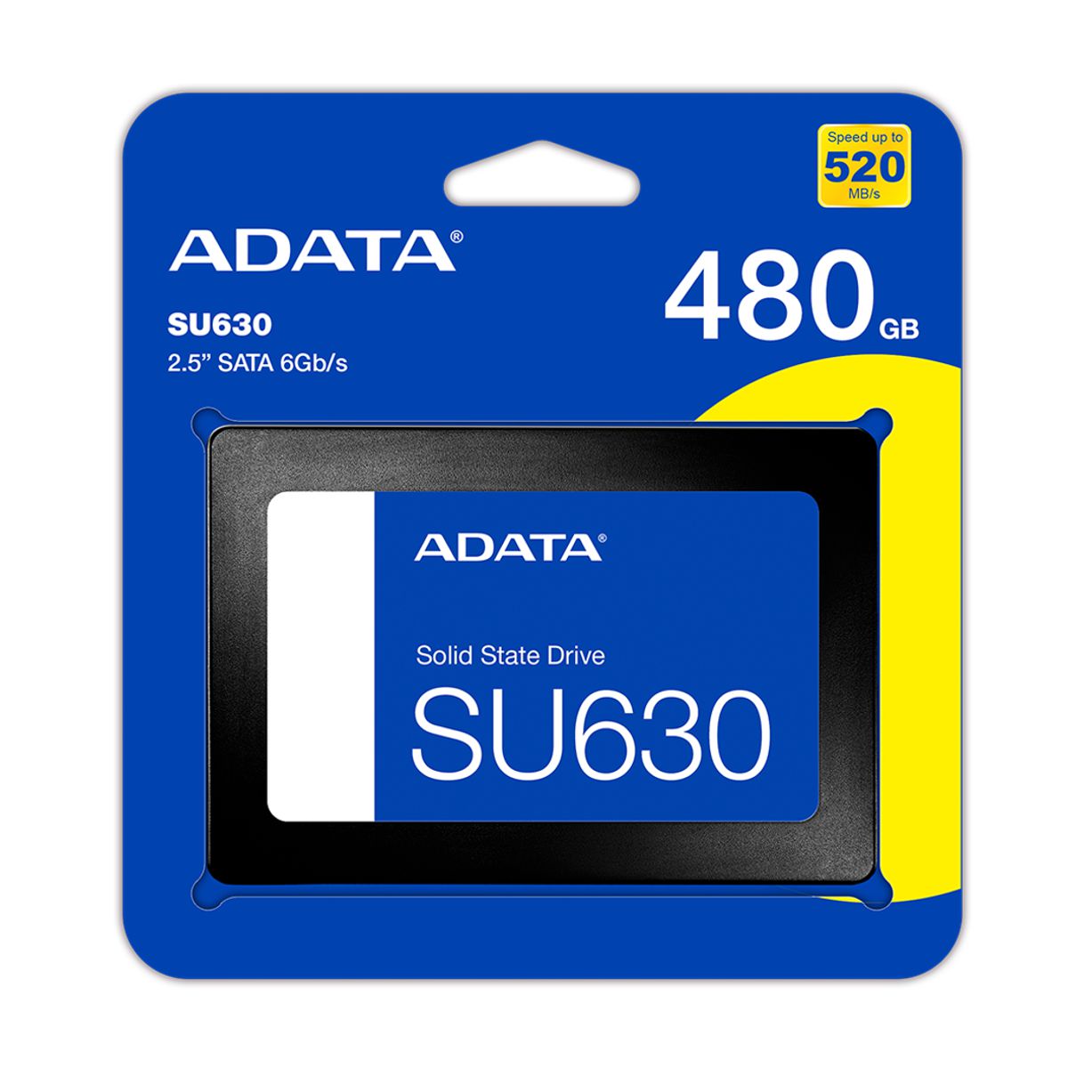 Unidad de Estado Solido ADATA SU630 SATAIII - 480GB. N.P. ASU630SS-480GQ-R