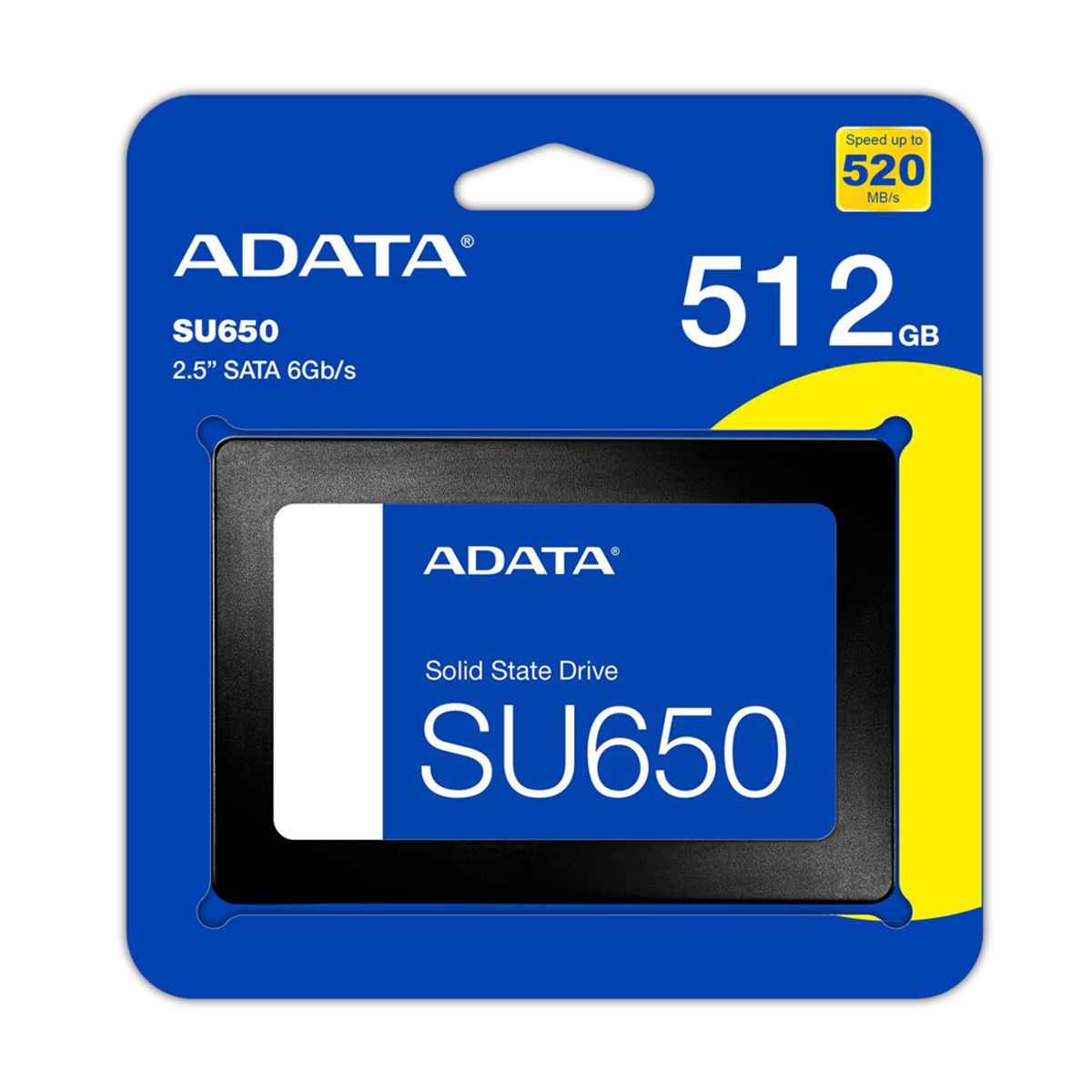 Unidad de Estado Solido ADATA SU650 SATAIII - 512GB 2.5 pulgadas. ASU650SS-512GT-R